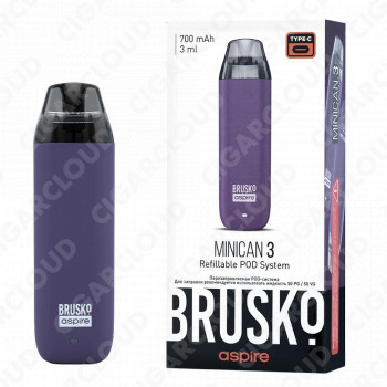 Brusko Minican 3 700 mAh, Тёмно Фиолетовый