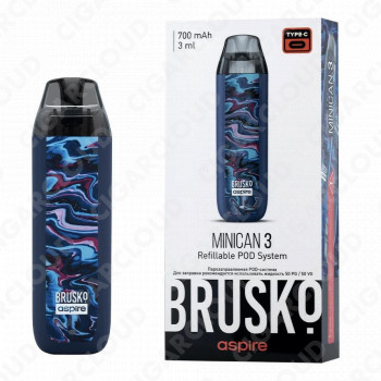 Brusko Minican 3 700 mAh, Тёмно Синий Флюид