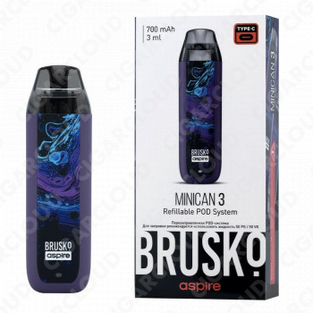 Brusko Minican 3 700 mAh, Тёмно Фиолетовый Флюид