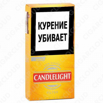 Сигариллы Candlelight Filter - Gold (Vanilla)