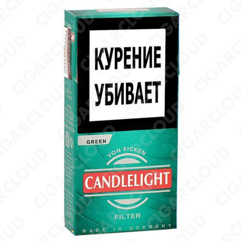 Сигариллы Candlelight Filter - Green (Menthol)