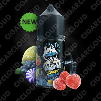 Husky Salt Premium Sweet Dream 30 мл, Конфета, черника, лимон, клубника и лёд