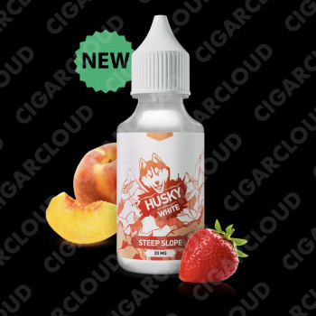 Husky Salt White Steep Slope 30 мл, Персик, клубника и лёд