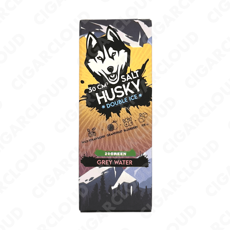 Husky Double ice Grey Water 30мл, Земляника грейфрут черника