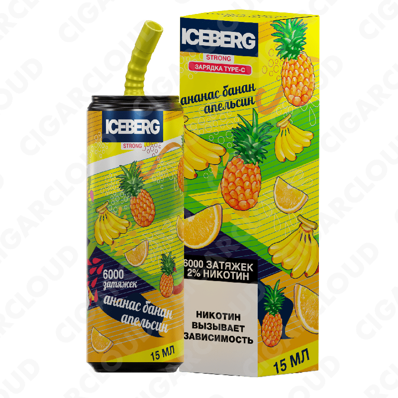 ICEBERG XXL 6000 Ананас банан апельсин