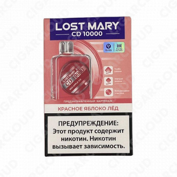 Картридж Lost Mary CD10000 - Красное яблоко и лед