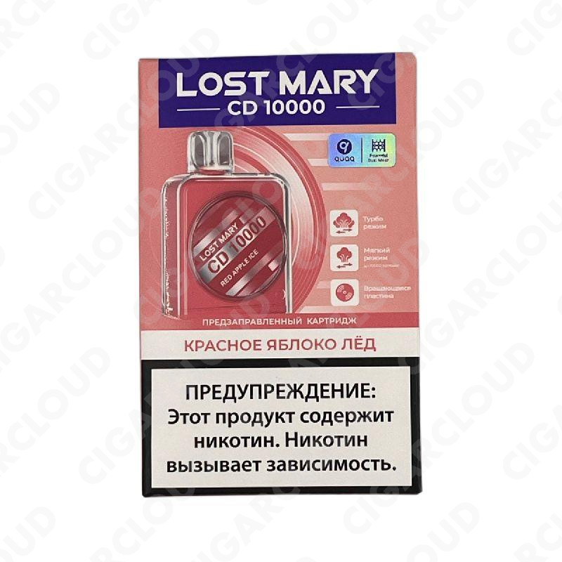 Картридж Lost Mary CD10000 - Красное яблоко и лед
