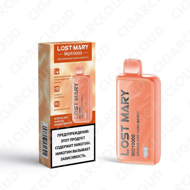 Lost Mary MO 10000 - Апельсин ананас банан манго