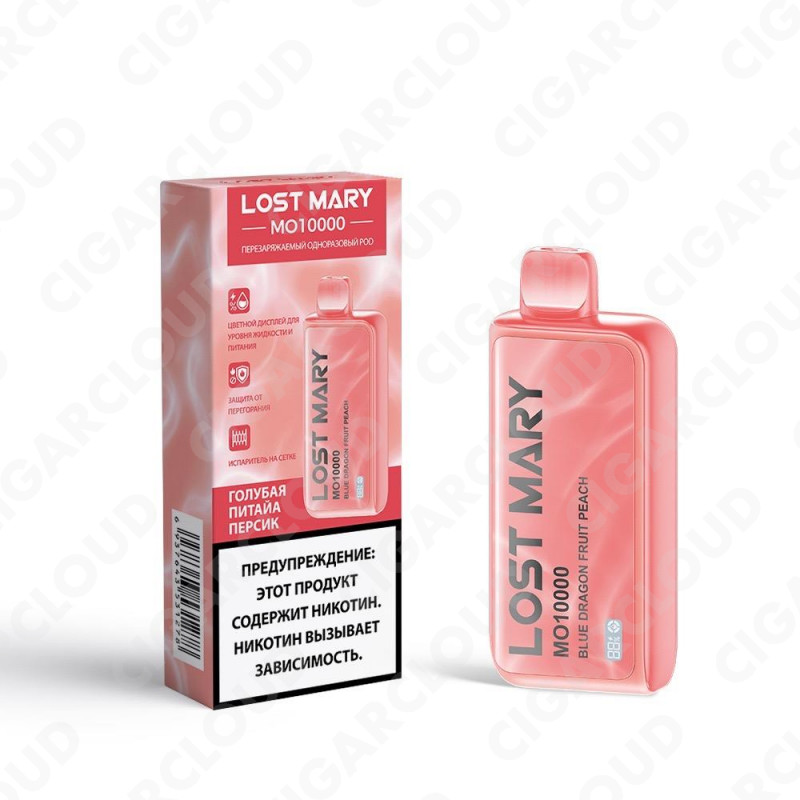 Lost Mary MO 10000 - Голубая питайя персик