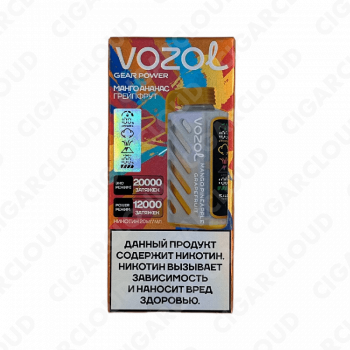 VOZOL GEAR POWER 20000 - Манго Ананас Грейпфрут