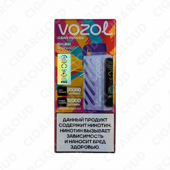 VOZOL GEAR POWER 20000 - Вишня Ягоды со Льдом