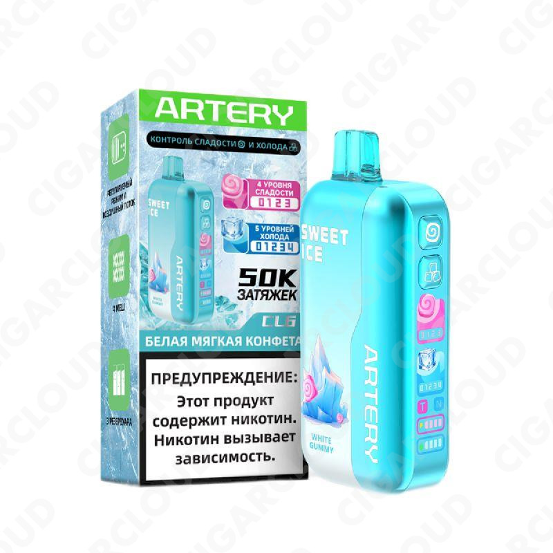 Artery CL6 50000 Sweet Ice - Белая мягкая конфета
