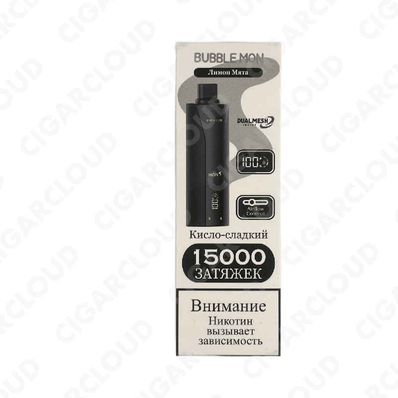 Bubble Mon Booster P-15000 Лимон Мята