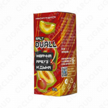 Duall Salt Extra Hard - Жвачка арбуз дыня