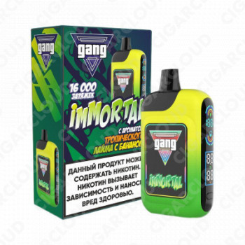 GANG IMMORTAL 16000 - Тропический лайм с бананом
