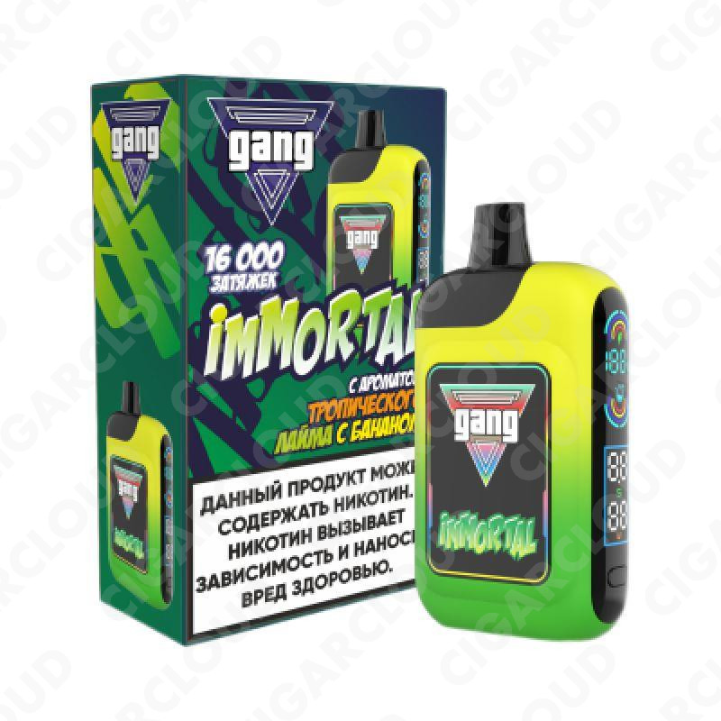 GANG IMMORTAL 16000 - Тропический лайм с бананом
