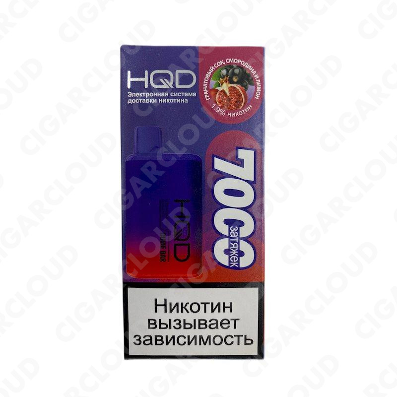 HQD CUVIE BAR Гранатовый сок смородина и лимон