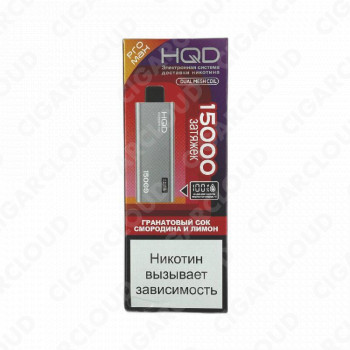HQD ULTIMA PRO MAX 15000 Гранатовый сок смородина и лимон
