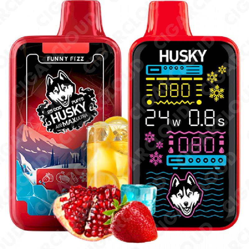 Husky Air Max Ultra Strong 25000 - Funny Fizz (Клубника Гранат Лимонад)