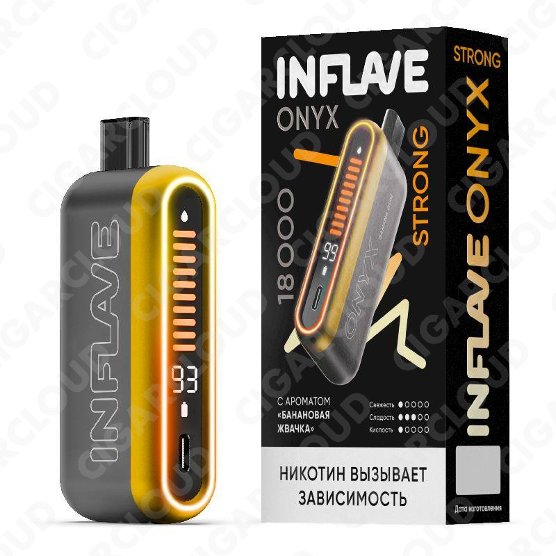Inflave Onyx Strong - Банановая жвачка