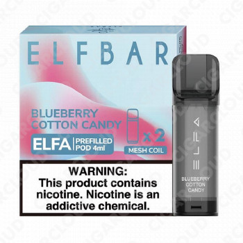 Картридж Elf Bar Elfa - Черничная сахарная вата, 2 шт