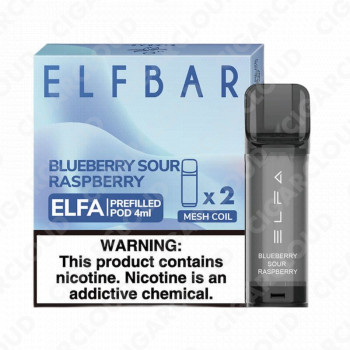 Картридж Elf Bar Elfa - Черника кислая малина, 2 шт