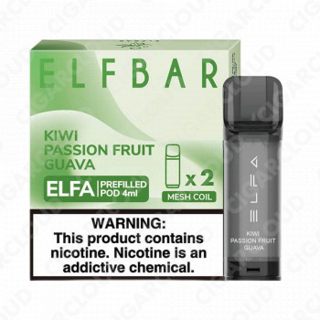 Картридж Elf Bar Elfa - Киви маракуйя гуава, 2 шт