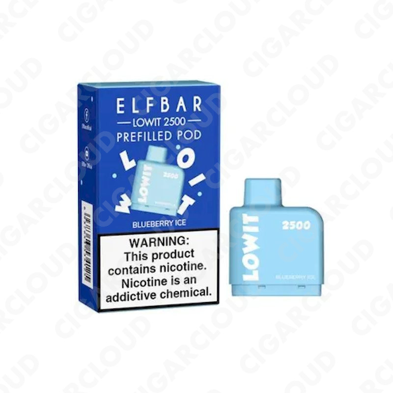 Картридж Elf Bar Lowit 2500 - Черничный лёд