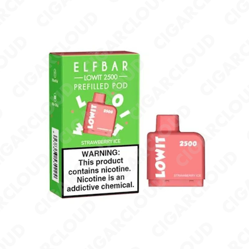 Картридж Elf Bar Lowit 2500 - Клубничный лёд