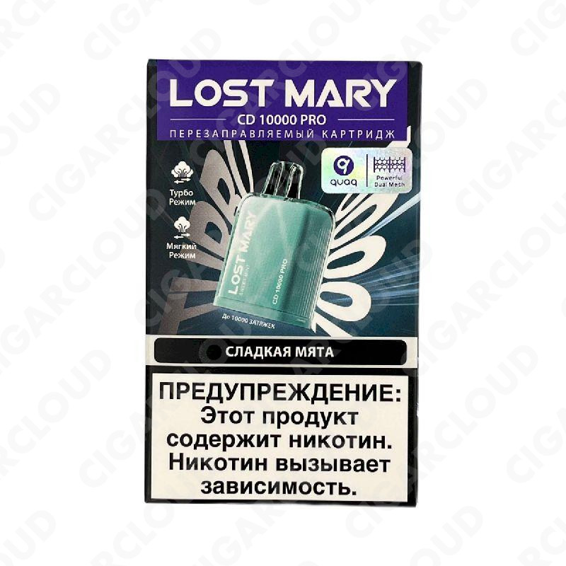 Картридж Lost Mary PRO CD 10000 - Сладкая мята