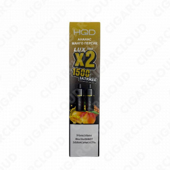 Картриджи HQD LUX Ананас манго персик / Pineapple Mango Peach