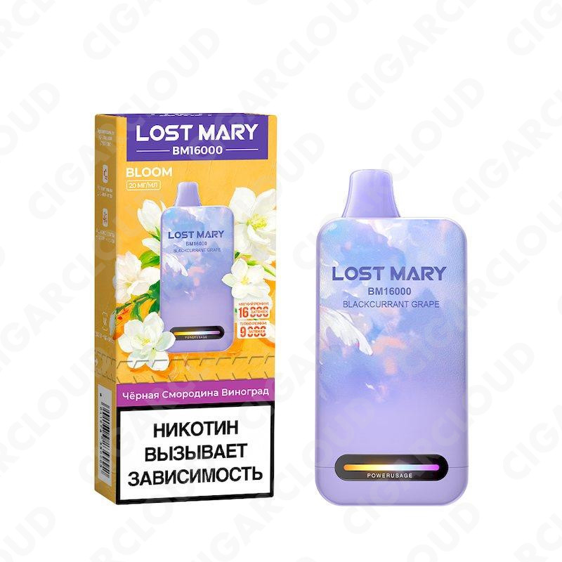 Lost Mary BM 16000 Bloom - Черная смородина виноград