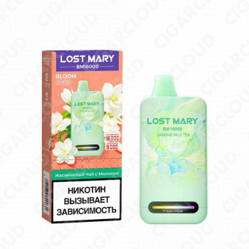 Lost Mary BM 16000 Bloom - Жасминовый чай с молоком