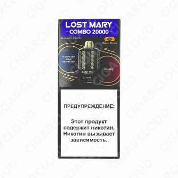 Lost Mary Combo 20000 - Черника кислая малина вишня