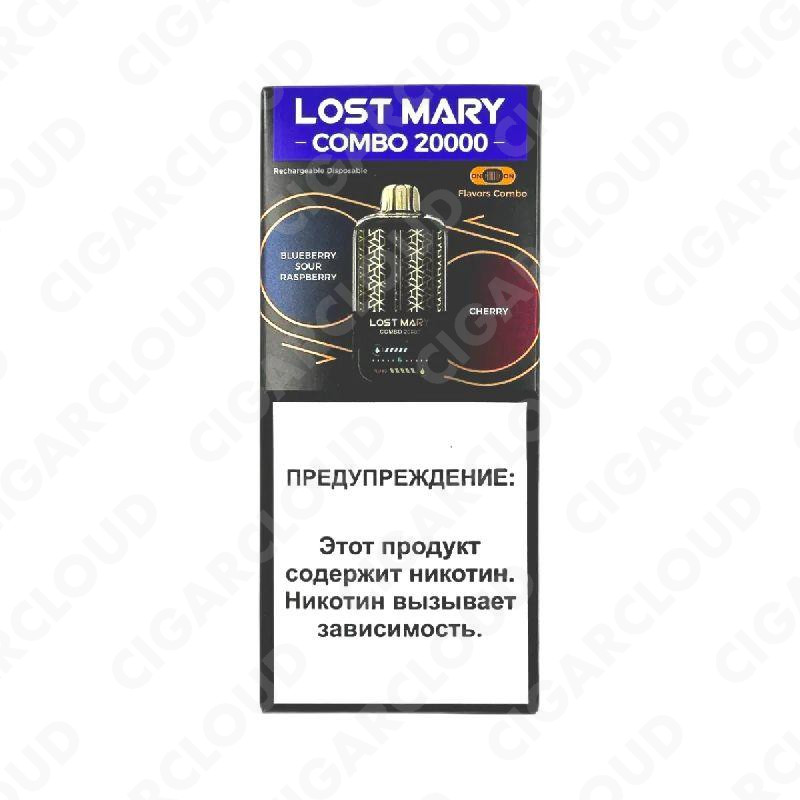 Lost Mary Combo 20000 - Черника кислая малина вишня