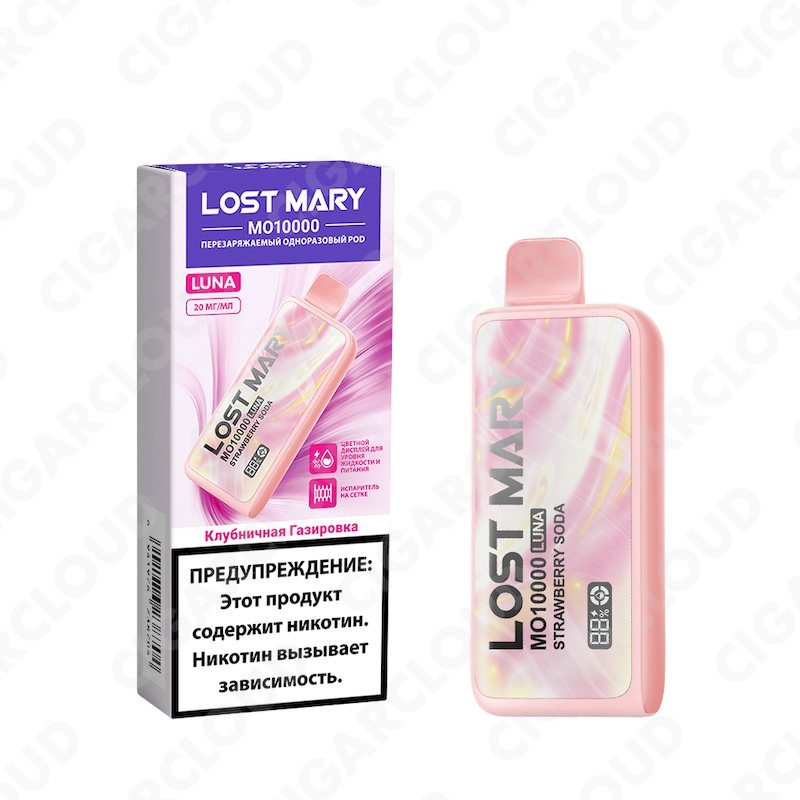 Lost Mary MO 10000 Luna - Клубничная газировка
