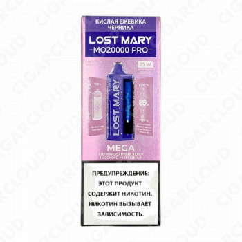 Lost Mary MO 20000 Pro - Кислая ежевика черника
