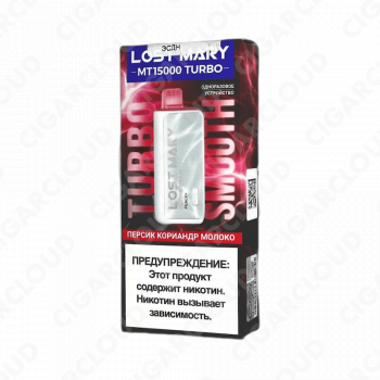 Lost Mary MT 15000 Turbo - Персик кориандр молоко