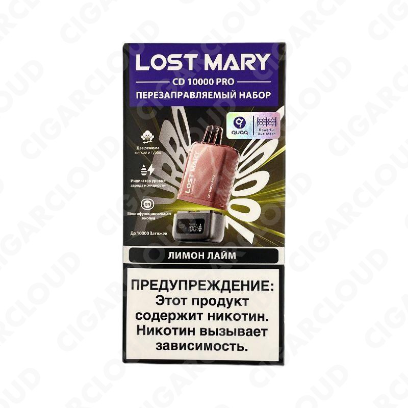 Lost Mary PRO CD + картр. 10000 - Лимон лайм