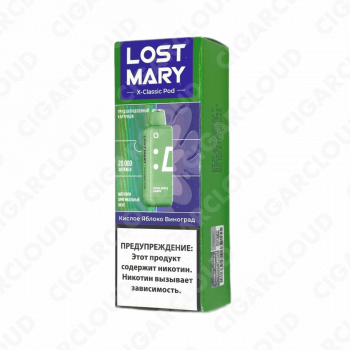 Картридж Lost Mary X-Link Classic 20000 - Кислое яблоко виноград