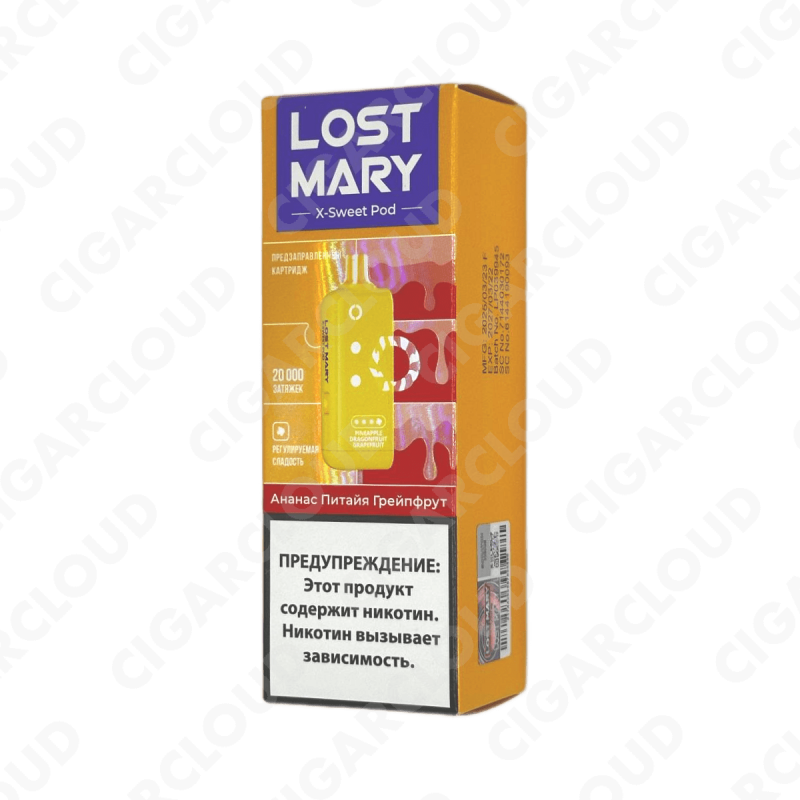 Картридж Lost Mary X-Link Sweet 20000 - Ананас питайя грейпфрут