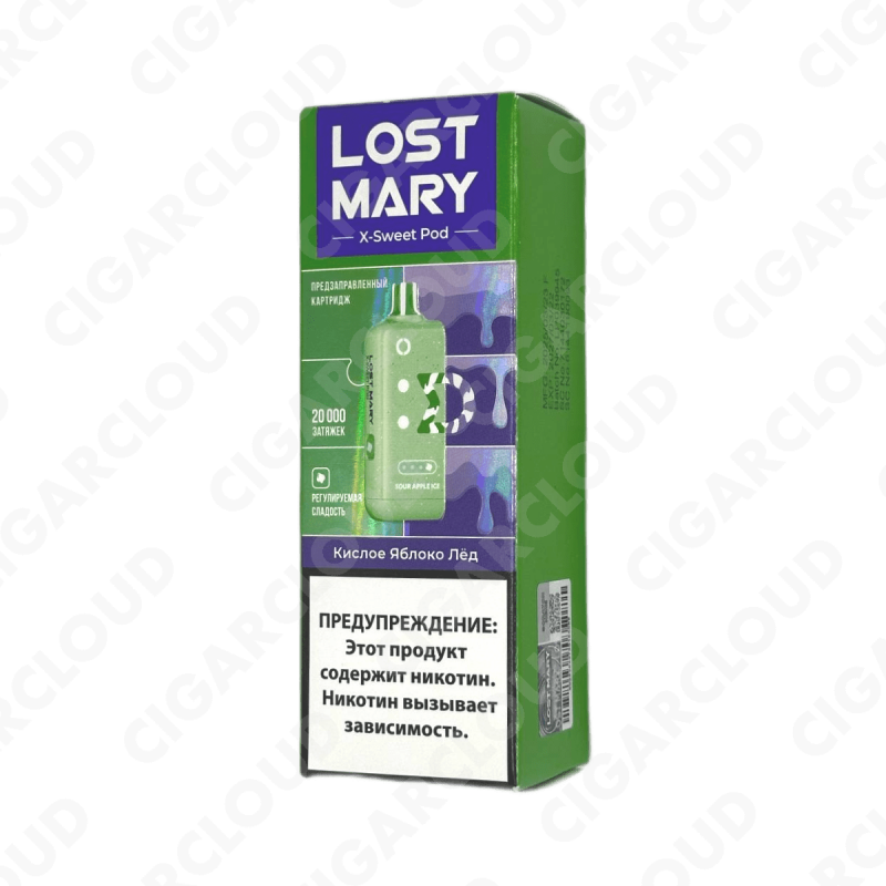 Картридж Lost Mary X-Link Sweet 20000 - Кислое яблоко лед
