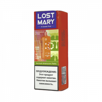 Картридж Lost Mary X-Link Sweet 20000 - Кислый апельсин лайм