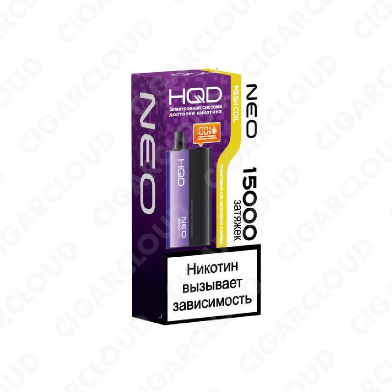 HQD NEO 15000 Гранатовый сок смородина и лимон