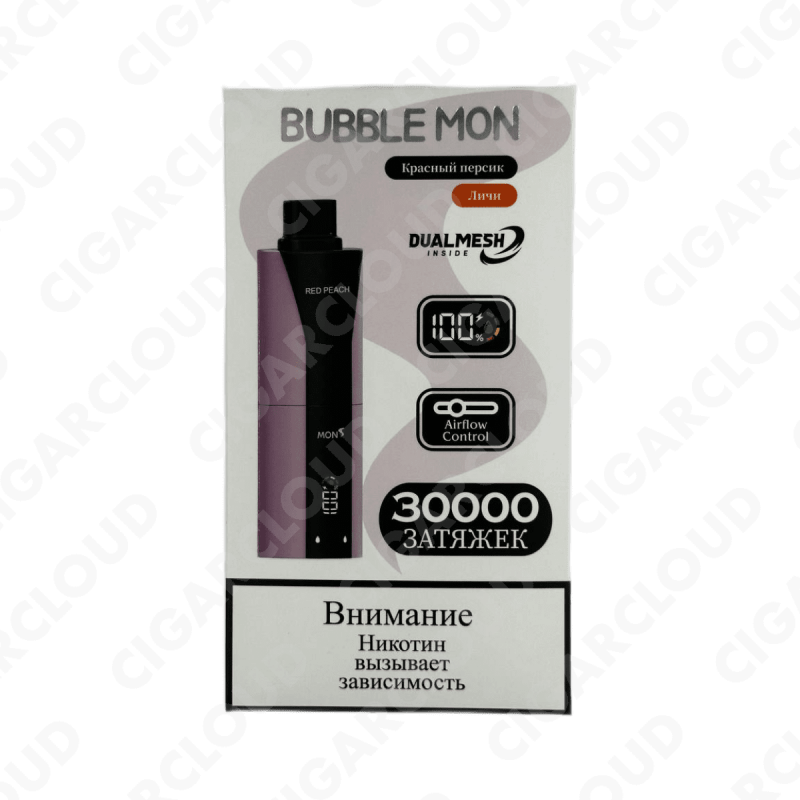 BUBBLE MON BOOSTER DUBLE 30000 Красный персик / личи 2%