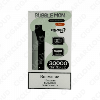 BUBBLE MON BOOSTER DUBLE 30000 Черный виноград / дыня 2%