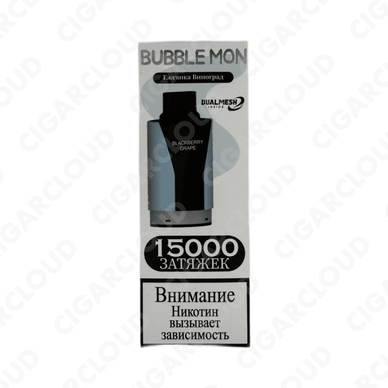 BUBBLE MON 15000 Ежевика виноград 2%