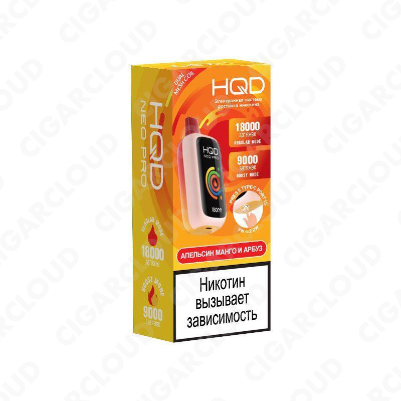 HQD NEO PRO 18000 Mango Orange Watermelon (Апельсин манго и арбуз)