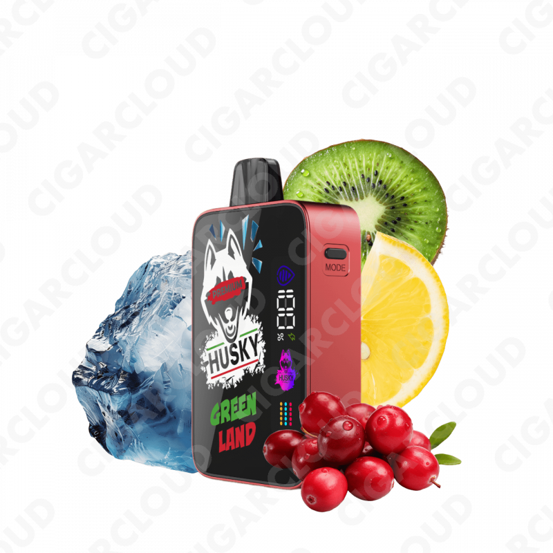 HUSKY PREMIUM GREEN LAND (Киви, лимон и клюква)