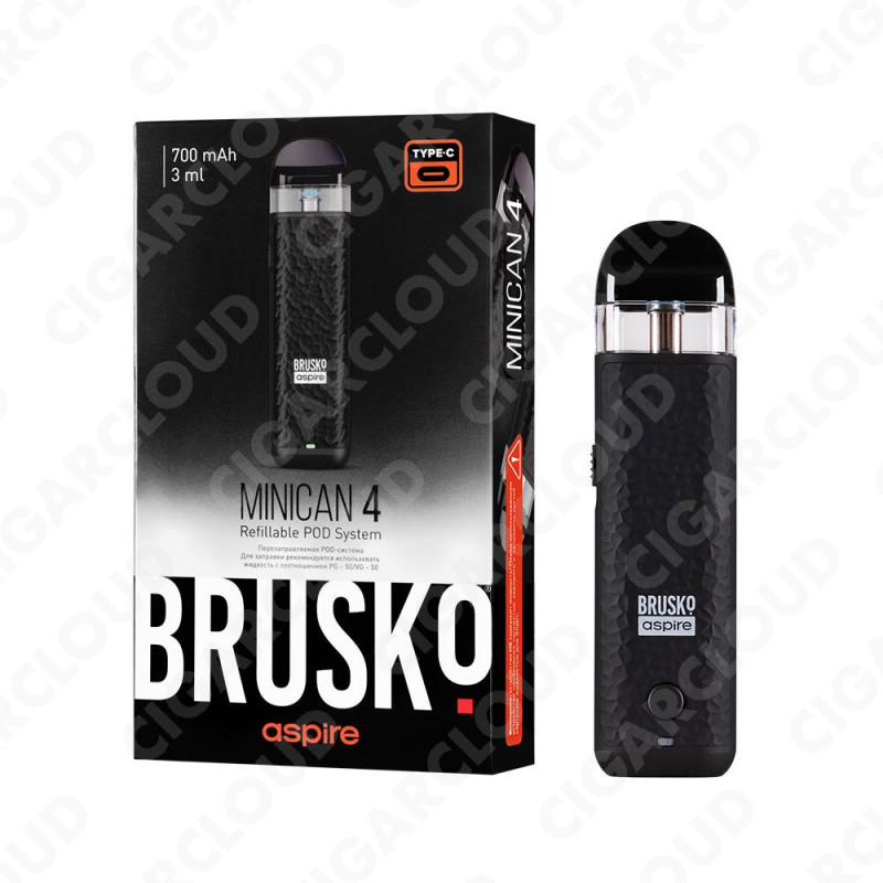 Brusko Minican 4, 700мАч, Черный